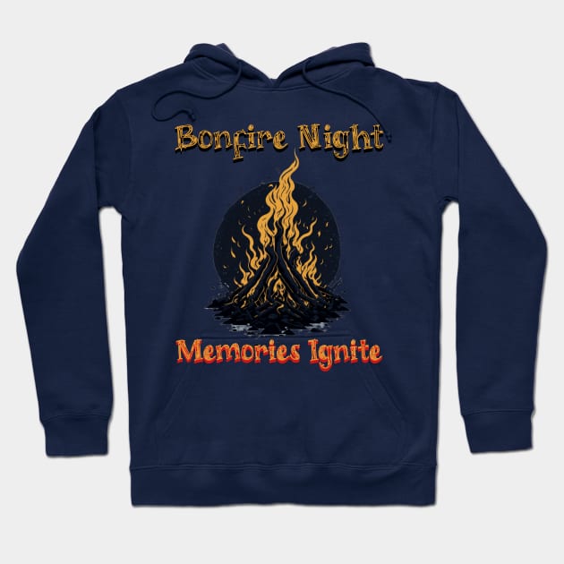 Bonfire Night, Memories Ignite - Bonfire Hoodie by JJ Art Space